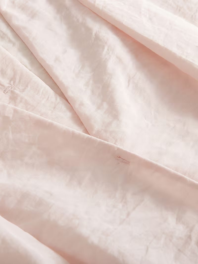 Women'S Spring/Summer New Shirt [Elegant Lady Tie Waist Pink Temperament Top] Lady Fashion Design Women'S Spring/Summer Clothing