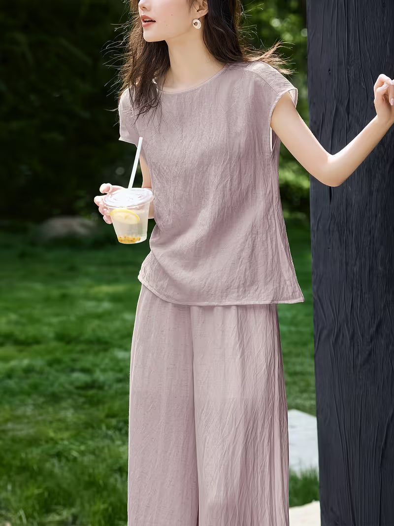 2Pcss Jacket And Long Pants Women'S Summer New 2Pcss Set Casual Fashion